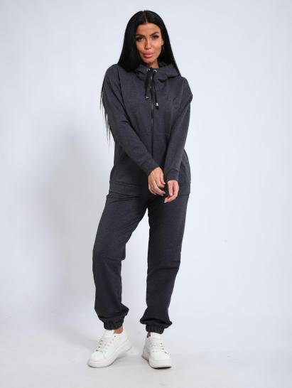 Костюм с брюками, футер с лайкрой 2-х нитка (00907, серый) - фото 21