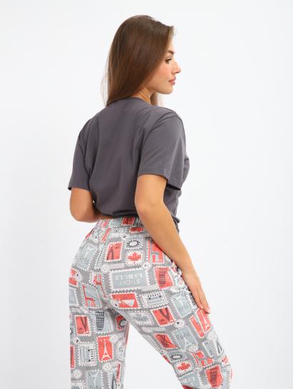 №246 Костюм с бриджами Костюм женский Серый - фото 2