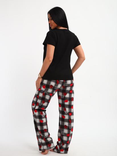 Пижама с брюками (01066, черный) - фото 8