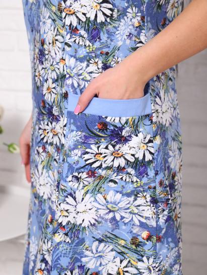 Сарафан с карманами (00981, голубой) - фото 14