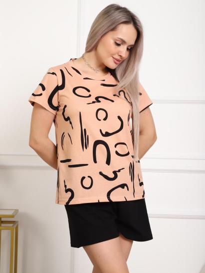 Костюм с шортами (01077, персиковый) - фото 2