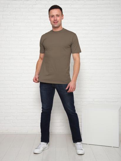 Футболка мужская (01036, оливковый) - фото 1
