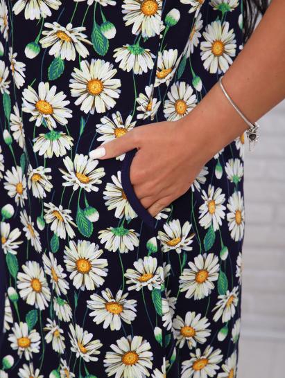 Халат женский с карманами на молнии, ромашка (933-2) - фото 11