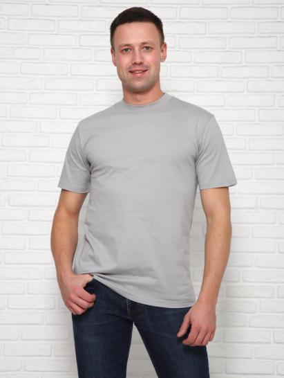Футболка мужская (01036, светло-серый) - фото 6