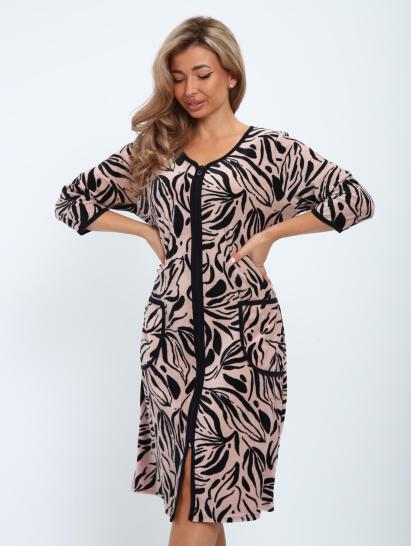 Халат велюровый на молнии (00941, капучино) - фото 10