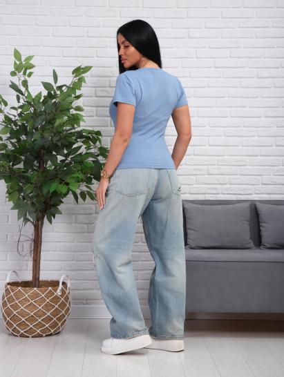 Футболка женская (01078, серо-голубой) - фото 2