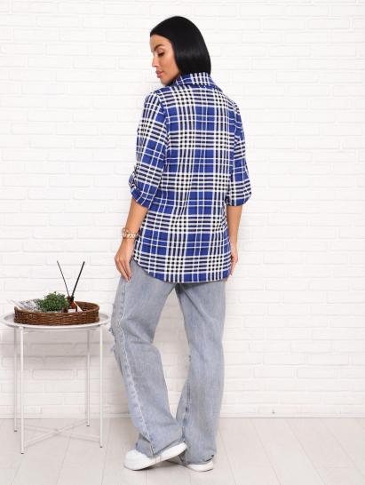 Рубашка на пуговицах (00995, темно-синий) - фото 11