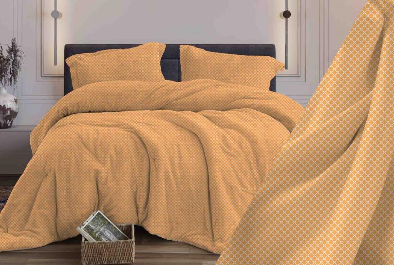 Пододеяльник Вестерн оранжевый бязь - фото 1