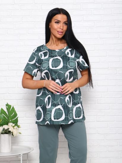 Костюм с бриджами (00983, зеленый) - фото 4