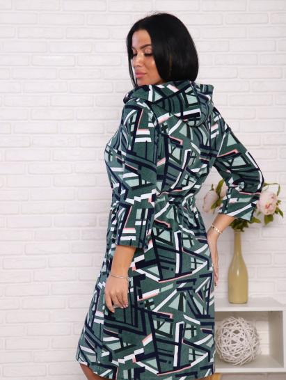 Халат велюровый на молнии с капюшоном (00868, фисташковый) - фото 6