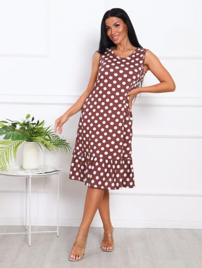 Сарафан с карманами (00977, коричневый) - фото 11