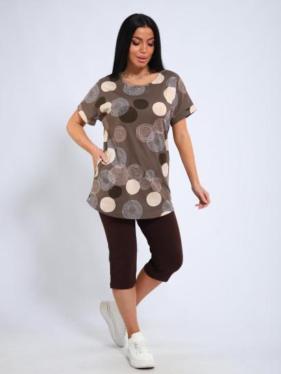 Костюм с бриджами (01050, коричневый) - фото 12