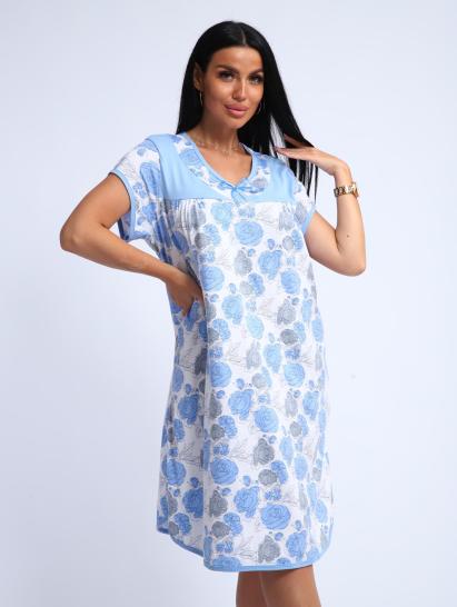 Сорочка женская (01054 голубой) - фото 1