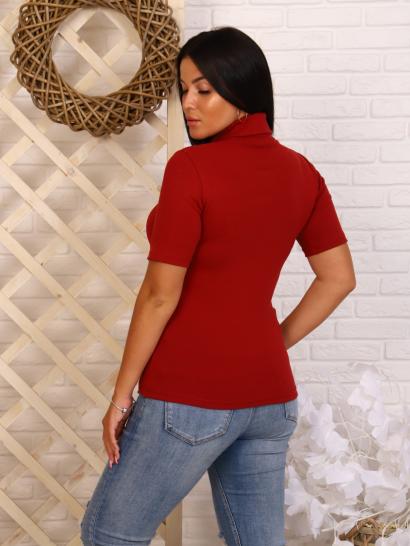 Водолазка женская, рибана с лайкрой (00837, бордо) - фото 4