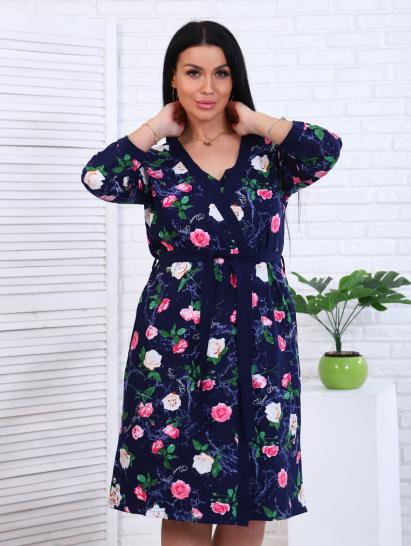 Пеньюар с сорочкой, синий (887-2) - фото 11