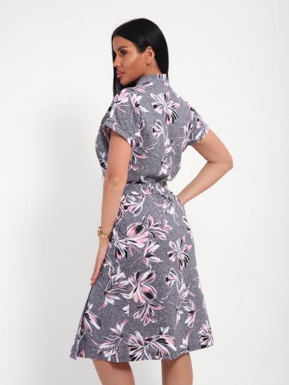 Халат женский запашной (01069, серый) - фото 3