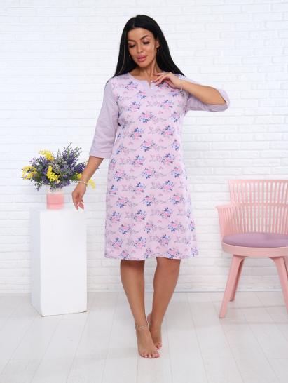 Сорочка теплая, футер с начесом, розовый (939-1) - фото 8