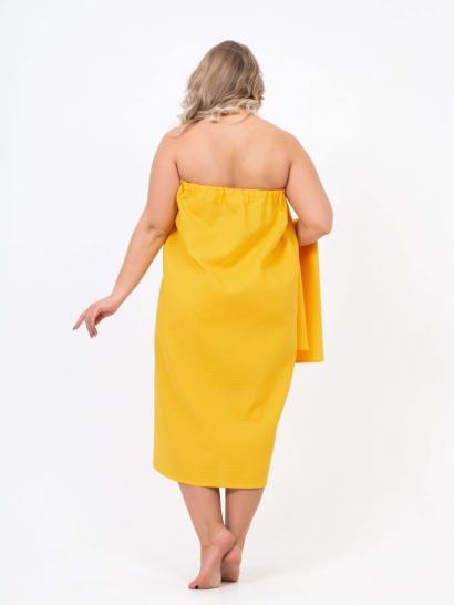 Килт для бани женский желтый - фото 2