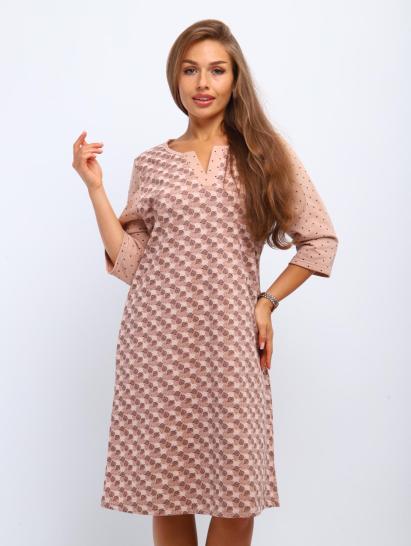 Сорочка теплая, футер с начесом (01060, бежевый) - фото 6