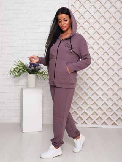 Костюм с брюками, футер с лайкрой 2-х нитка, кофе (907-10) - фото 9