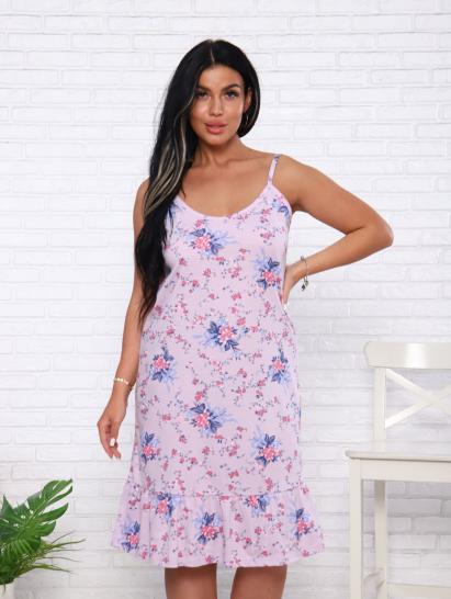 Сорочка на бретелях, розовый (934-3) - фото 3