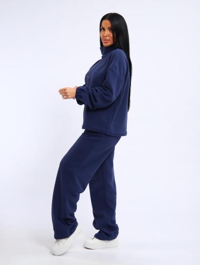 Костюм с брюками, флисовый (01061, синий) - фото 20