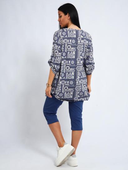 Костюм с бриджами (01052, синий) - фото 12