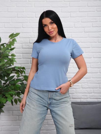 Футболка женская (01078, серо-голубой) - фото 1