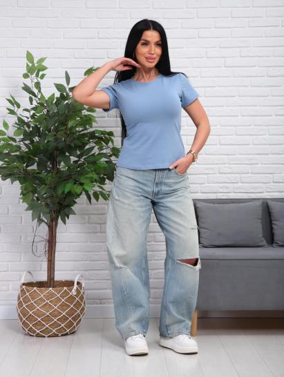 Футболка женская (01078, серо-голубой) - фото 17