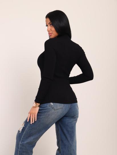 Водолазка женская, кашкорсе (01042, черный) - фото 2