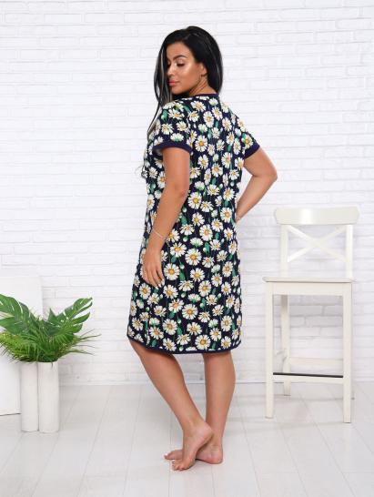 Халат женский с карманами на молнии, ромашка (933-2) - фото 7