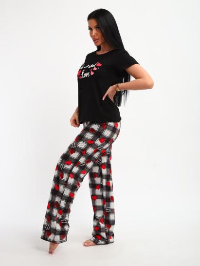 Пижама с брюками (01066, черный) - фото 10