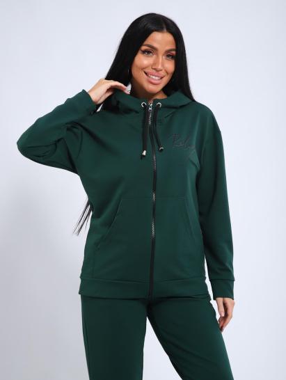 Костюм с брюками, футер с лайкрой 2-х нитка (00907, зеленый) - фото 9