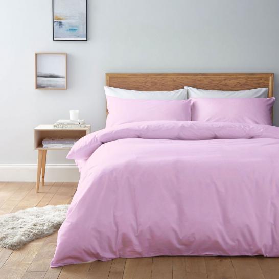 Наволочка поплин розовый - фото 1