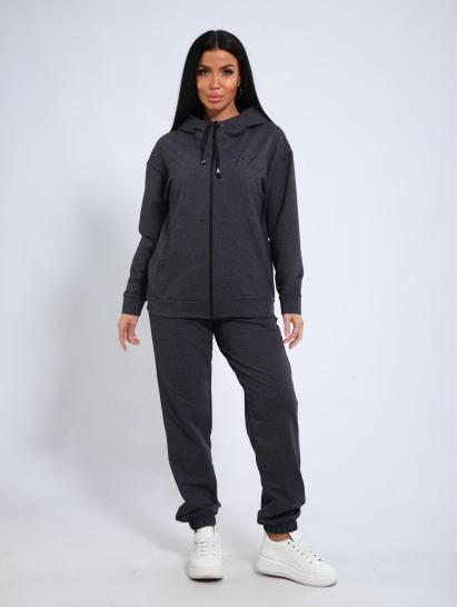 Костюм с брюками, футер с лайкрой 2-х нитка (00907, серый) - фото 19