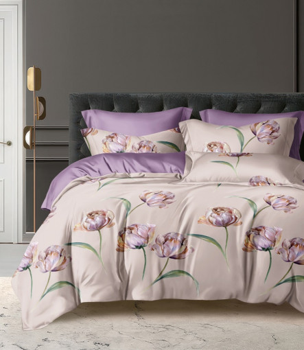 Комплект постельного белья Бутон сатин - фото 1