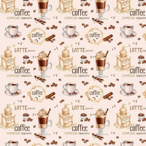 Ткань вафельная Капучино ширина 50 см - фото 1