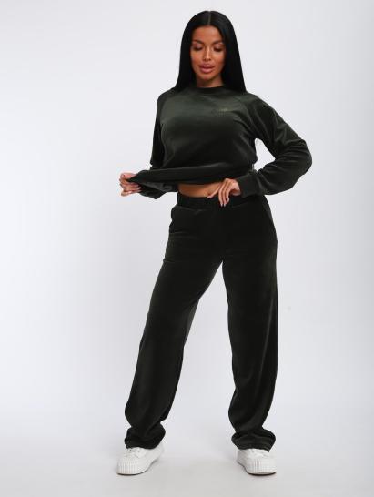 Костюм с брюками, велюровый (01065, хаки) - фото 13