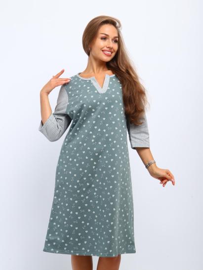 Сорочка теплая, футер с начесом (01060, оливковый) - фото 2