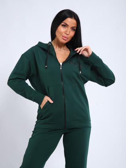 Костюм с брюками, футер с лайкрой 2-х нитка (00907, зеленый) - фото 6