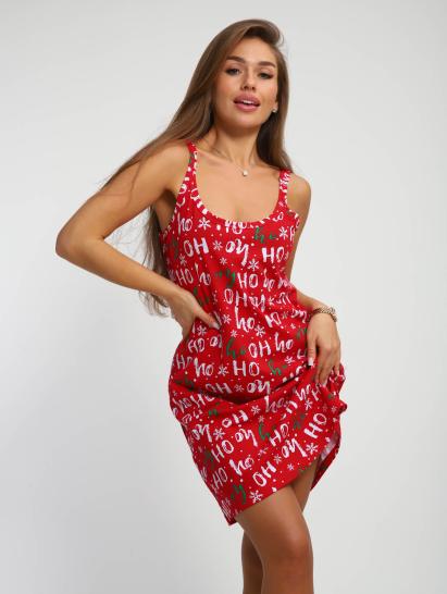 №214 Ночная сорочка Сорочка женская Красный - фото 3