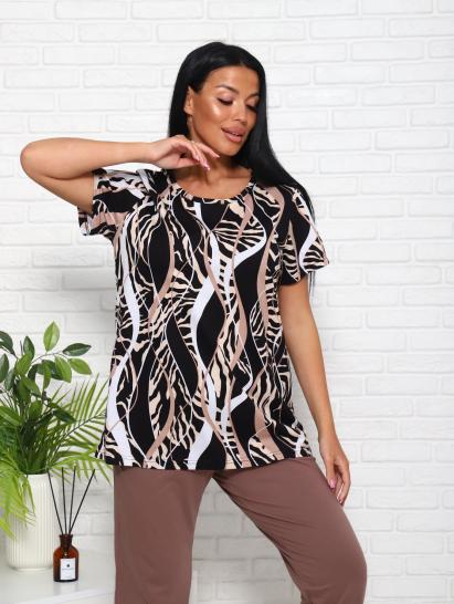 Костюм с бриджами (00983, бежевый) - фото 3