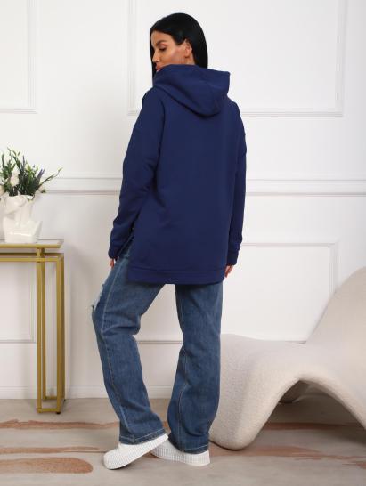 Толстовка футер с капюшоном (01074, индиго) - фото 12