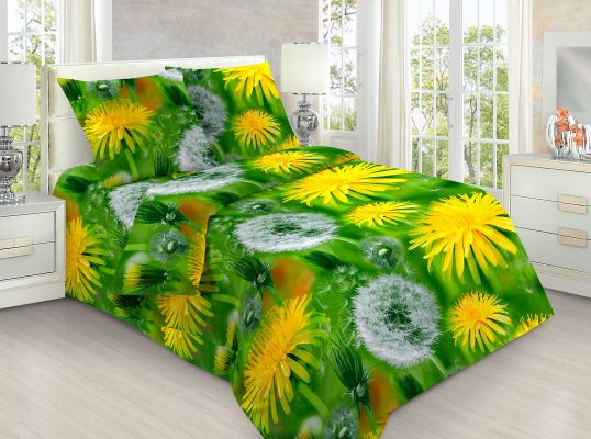 Комплект постельного белья Одуванчик 3D бязь - фото 1