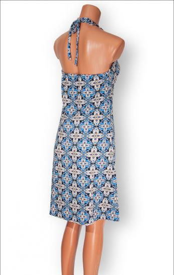 Сарафан из вискозы, узор голубой (276-1) - фото 2