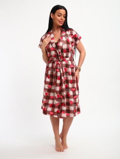 Пеньюар с сорочкой (01068, коричневый) - фото 25