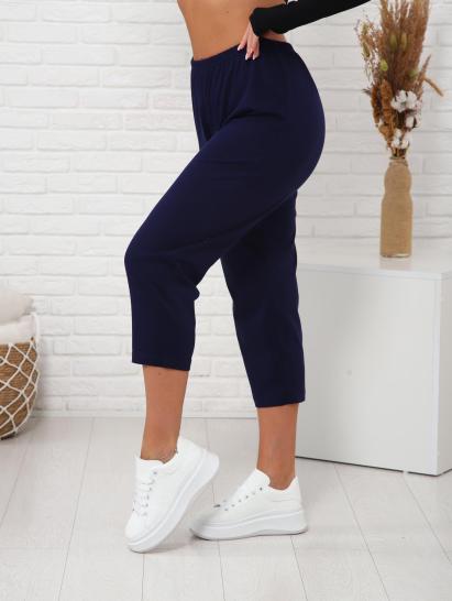 Бриджи трикотажные (01037, синий) - фото 3