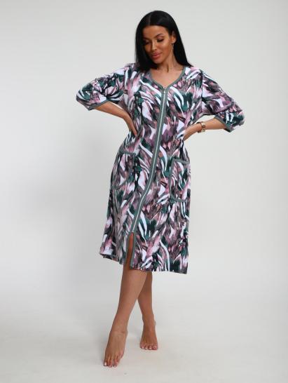 Халат велюровый на молнии (00941, изумрудный) - фото 12