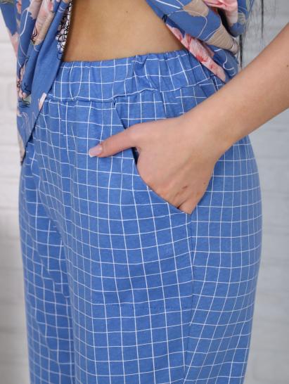 Костюм с брюками (00991, голубой) - фото 15