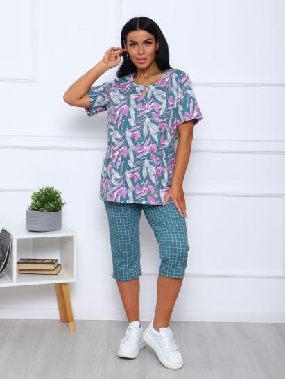 Костюм с бриджами (00990, зеленый) - фото 1